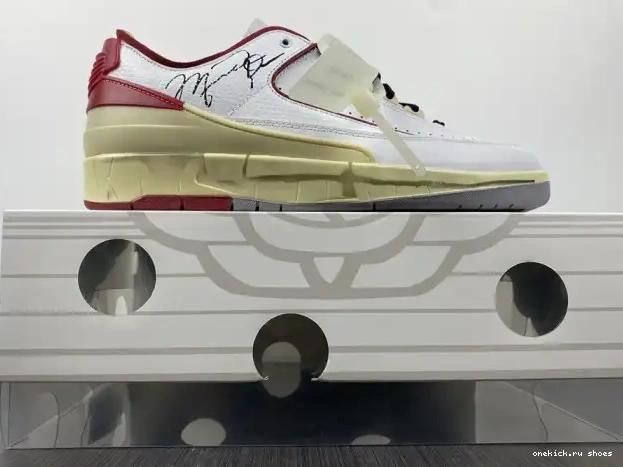 Rep Jordan Retro Low Red DJ4375-106 SP 2 Off-White White 0327